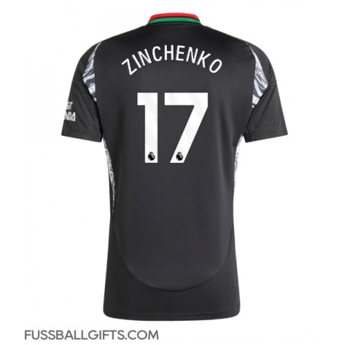 Arsenal Oleksandr Zinchenko #17 Fußballbekleidung Auswärtstrikot 2024-25 Kurzarm